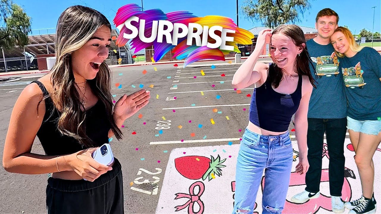 Everything Went Wrong... | Huge Surprise! | Painting Parking Spot