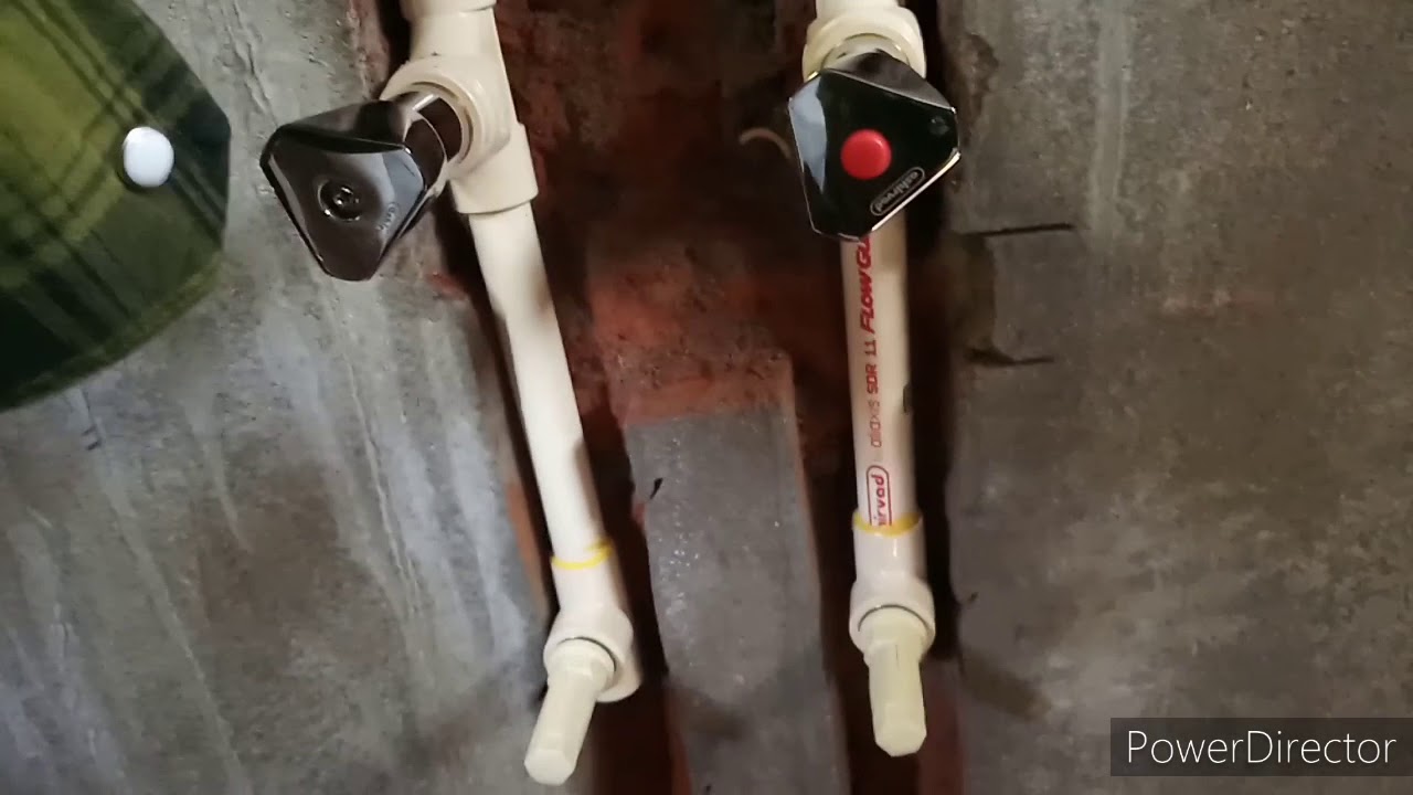 Plumbing work for attached bathroom telugu