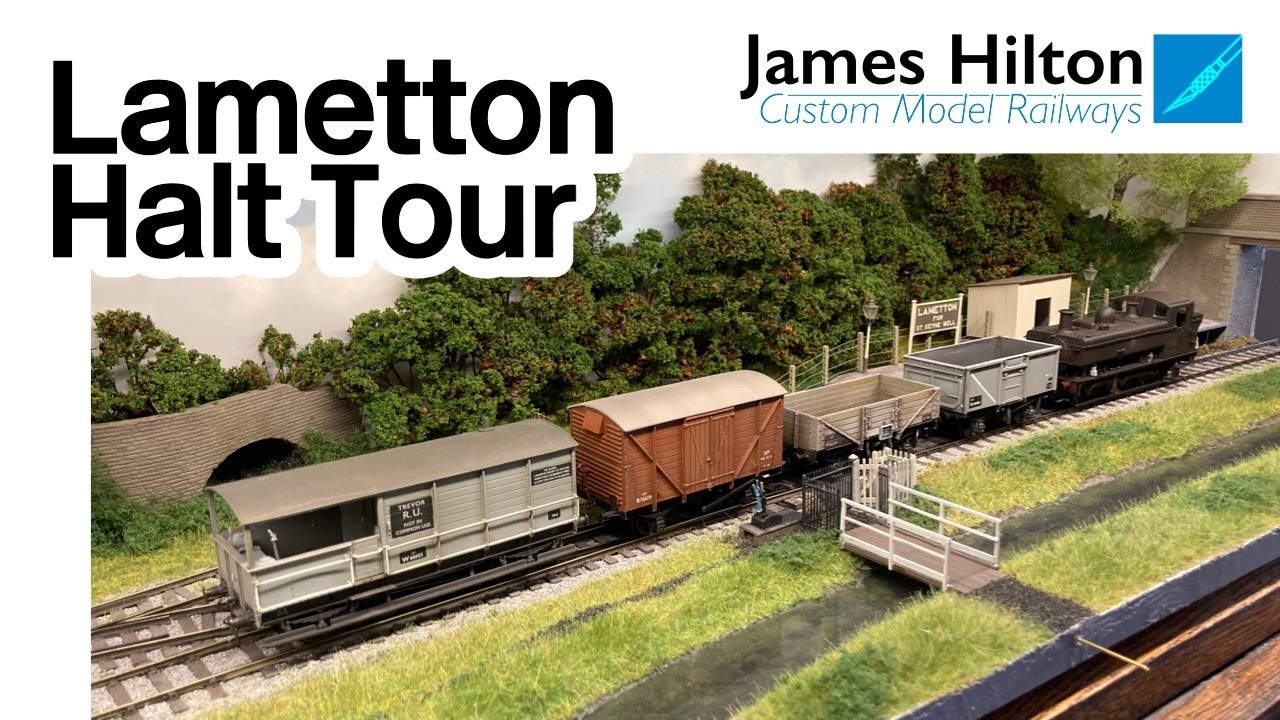 Cameo layout tour - Lametton Halt - OO gauge shelf layout