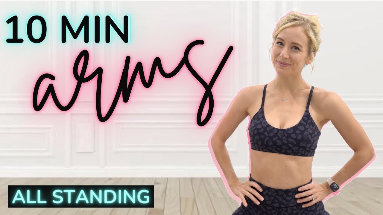 10 MIN TONED ARMS WORKOUT | no equipment | wrist friendly | fitnessa ◡̈