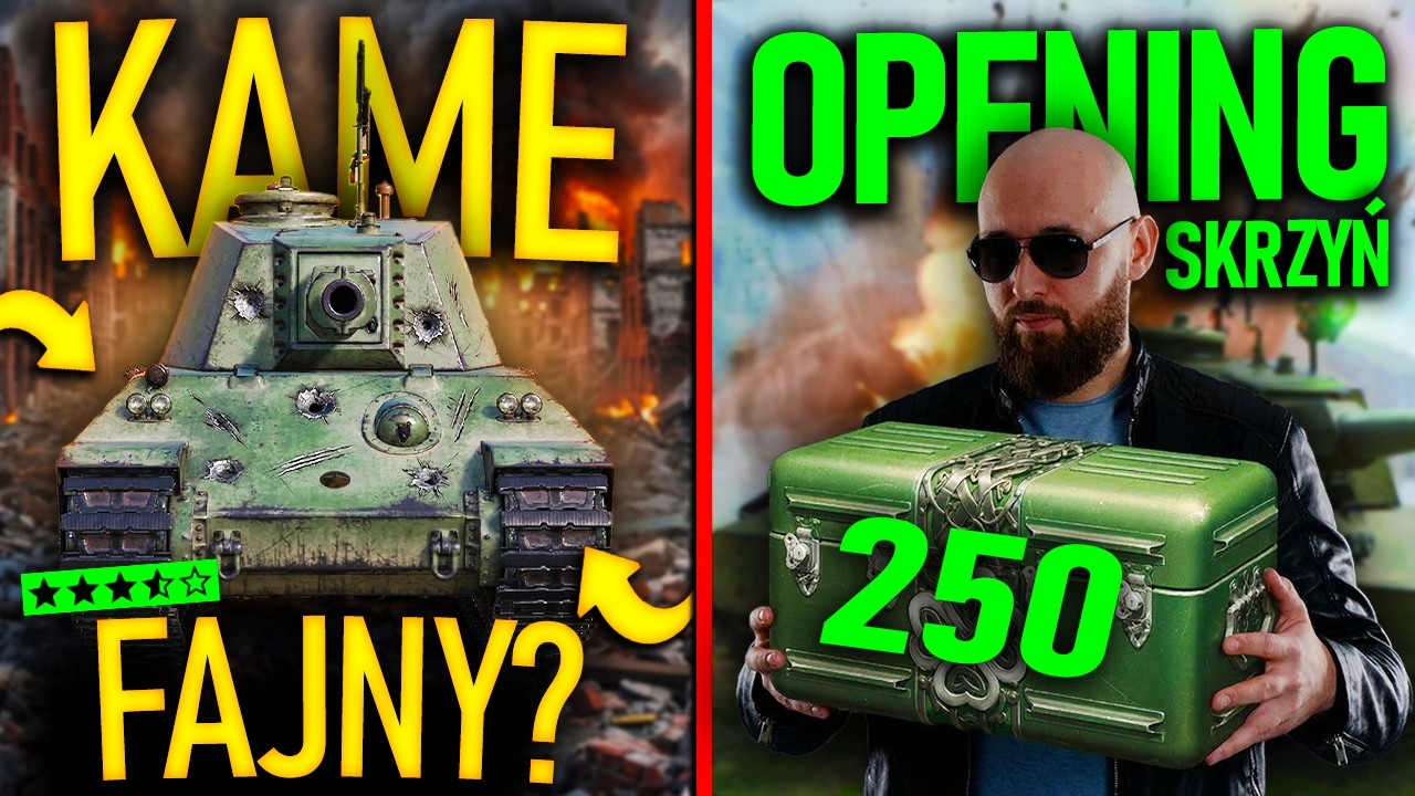 Kame = FUN TANK? | Otwieram 250 SKRZYŃ - Ile czołg&oacute;w premium wypadnie?