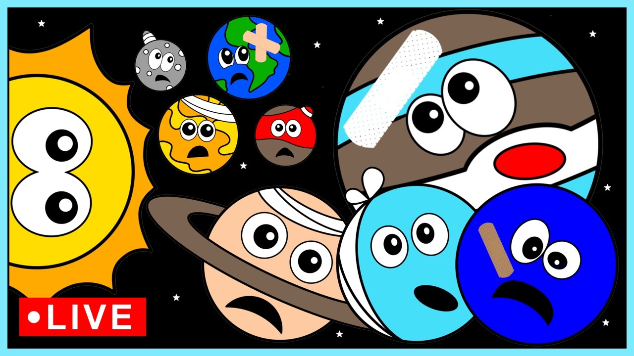 Planet Comparison for kids 🔴🌙🪐🌎 | Planet video | How Many Moons Does Each Planet Have | Top 10 Moons