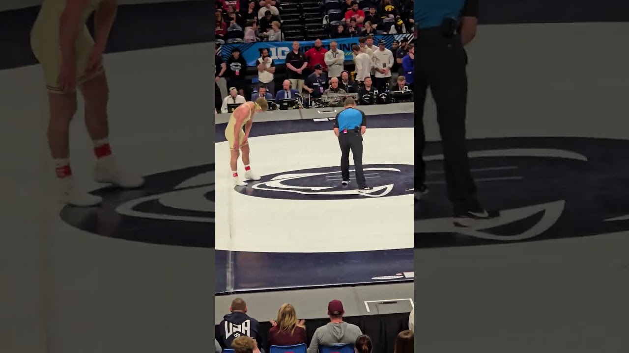 Max McEnelly vs Welsh finals 184 lb Big Tens Wrestling Championships 2026 double overtime