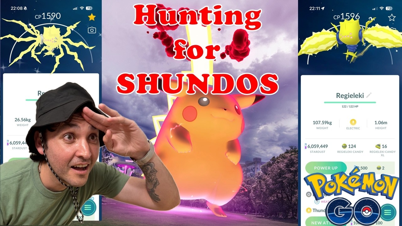 День рейдов с Гигантамакс Пикачу и Реджиелеки в Pokemon Go