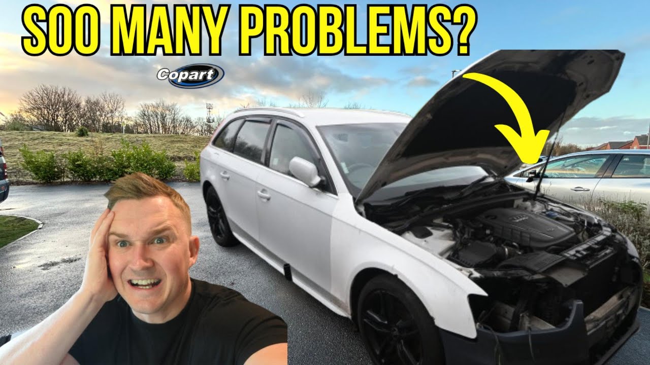 REBUILDING MY CRASH DAMAGED AUDI A4 S LINE WITH MAJOR ISSUES