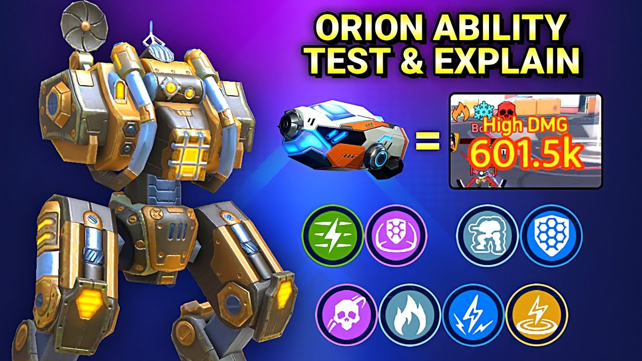Orion Ability Test - Mech Arena Orion Spotlight