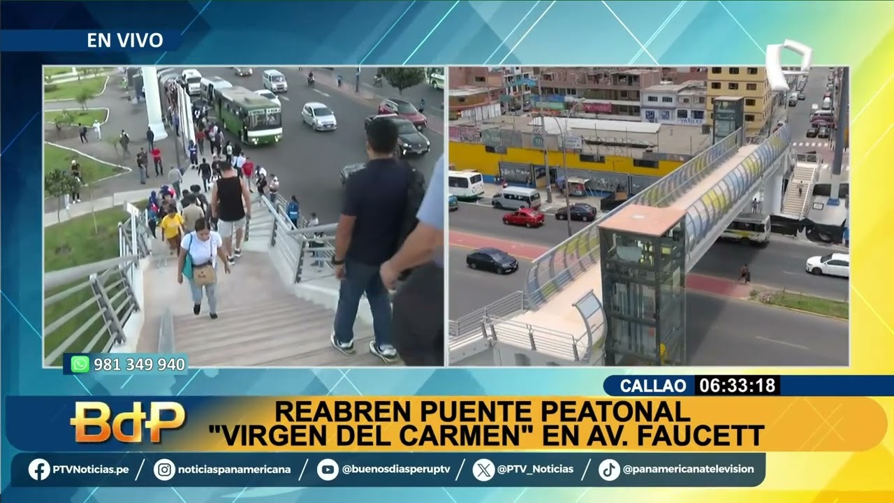 🌟¡Inauguración del puente peatonal 