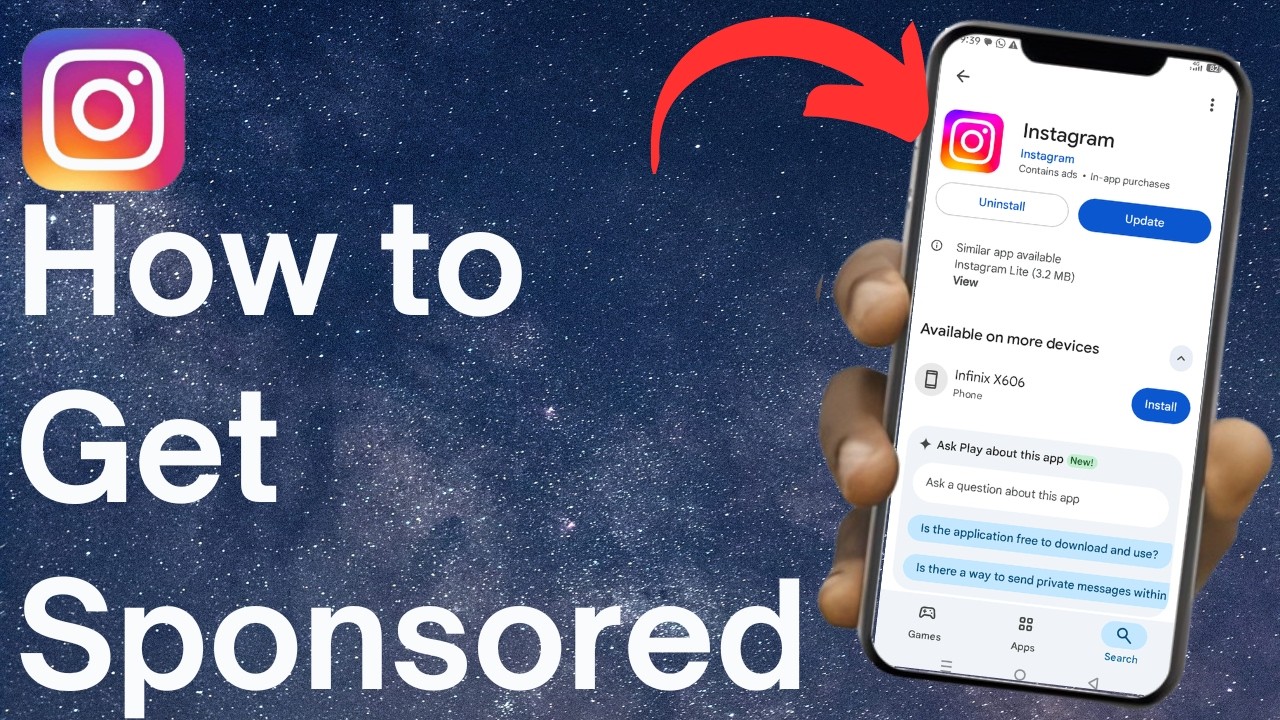 How to Get Sponsored On Instagram