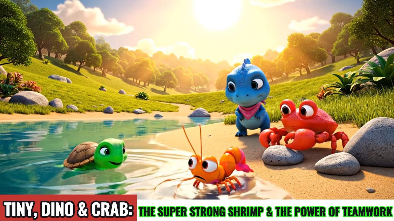 Tiny, Dino & Crab:  The Super Strong Shrimp and the Power of Teamwork