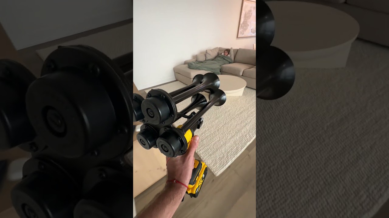 BossHorn with Remote Control #horngun #airhorn #prank #pranks