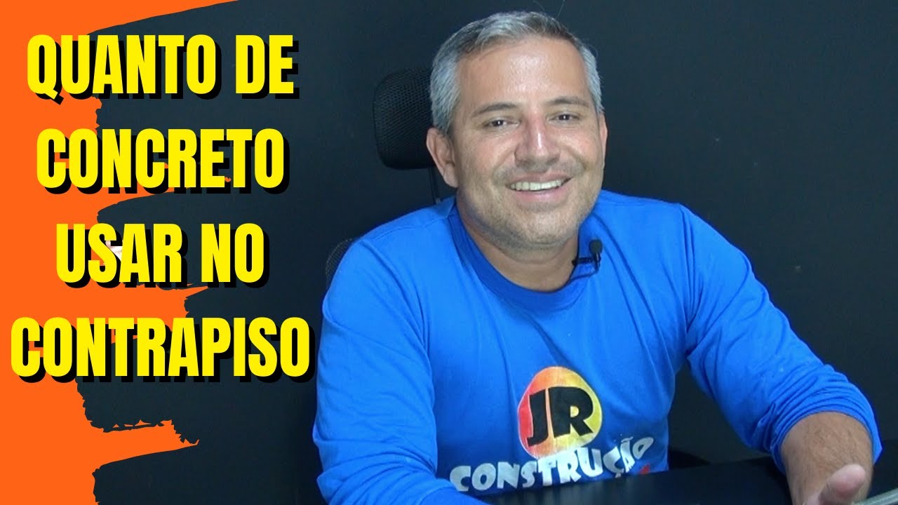 QUANTO DE CONCRETO USAR NO CONTRAPISO