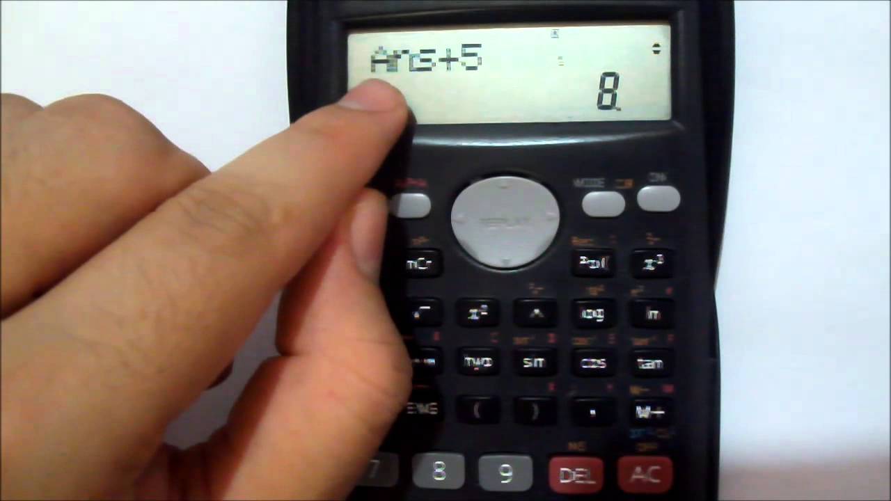 Memória da Calculadora Científica