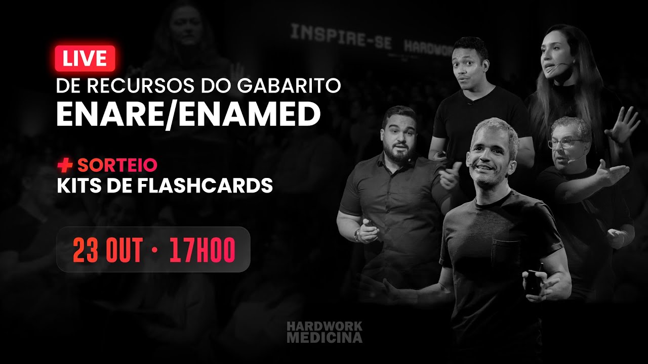 Live de correção + Recursos | Enare Enamed