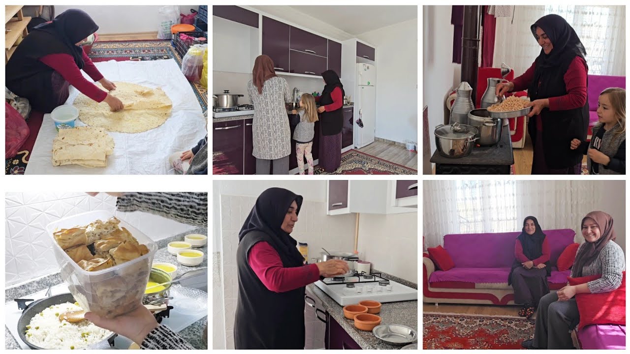 KAYİNVALİDEMİN EVİNDE İFTAR HAZIRLIĞI✅️SÜTLAÇ YAPTIK✅️HAYIRLI CUMALAR 🤲