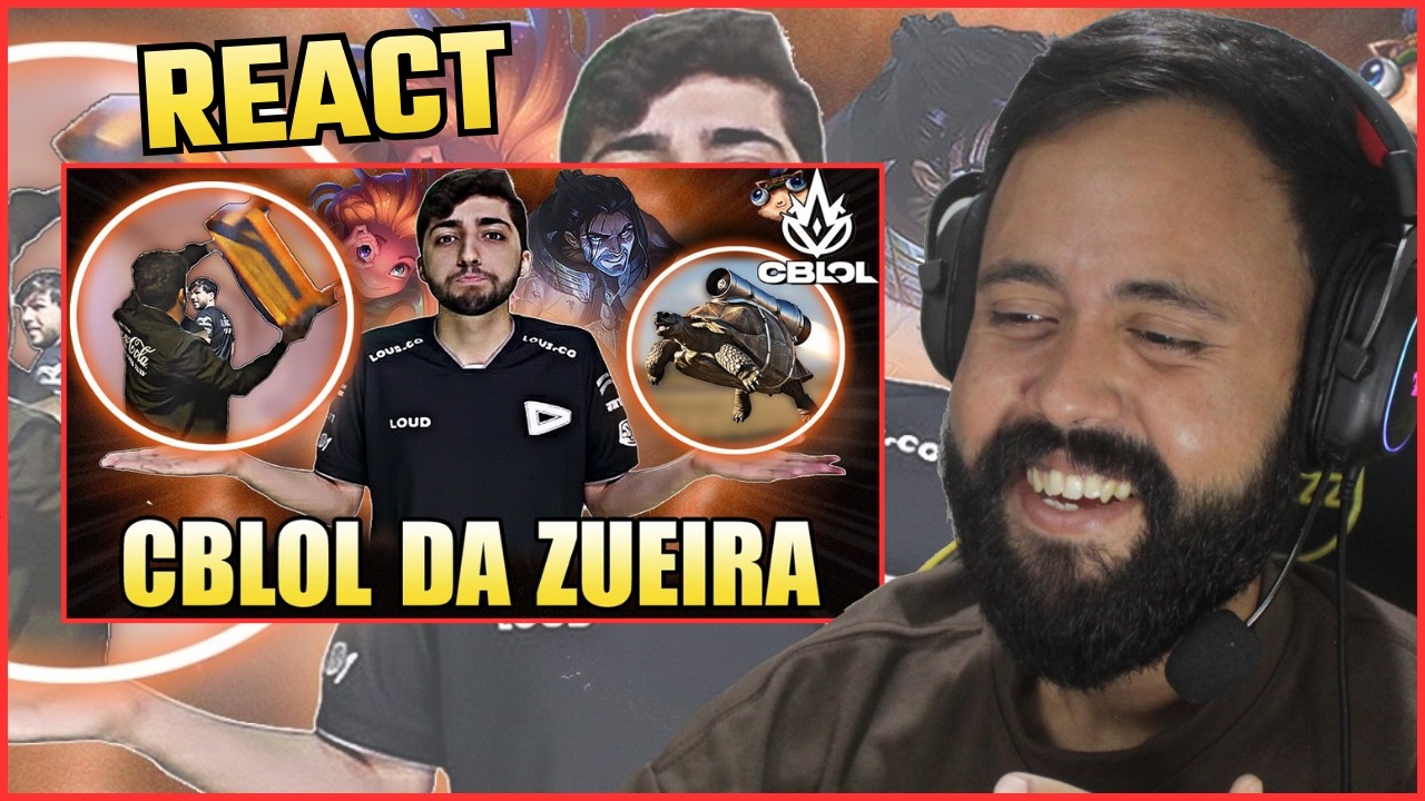 REACT BRONZIOCRE: A QUEDA DO JABUTI - CBLOL DA ZUEIRA