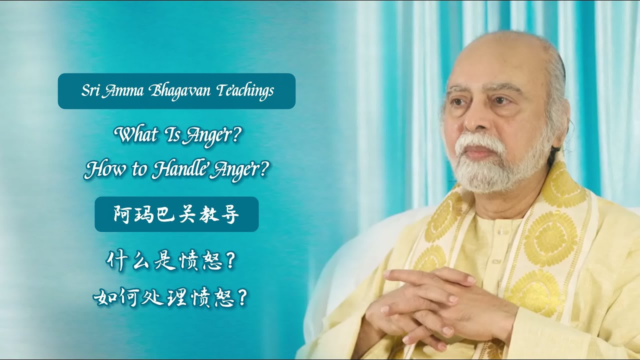 什么是愤怒？如何处理愤怒？- 阿玛巴关教导 - What Is Anger? How to Deal with Anger? - Sri Amma Bhagavan - i12