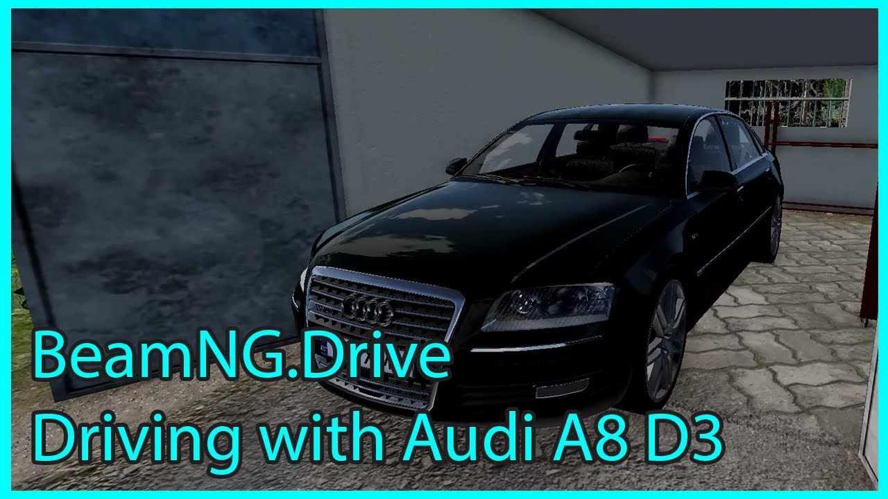 BeamNG.Drive Driving with Audi A8 D3 - Logitech G29