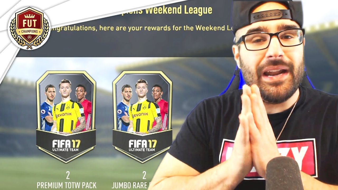ELITE 1 FUT CHAMPIONS REWARDS! WEEKEND LEAGUE FIFA 17 ULTIMATE TEAM!