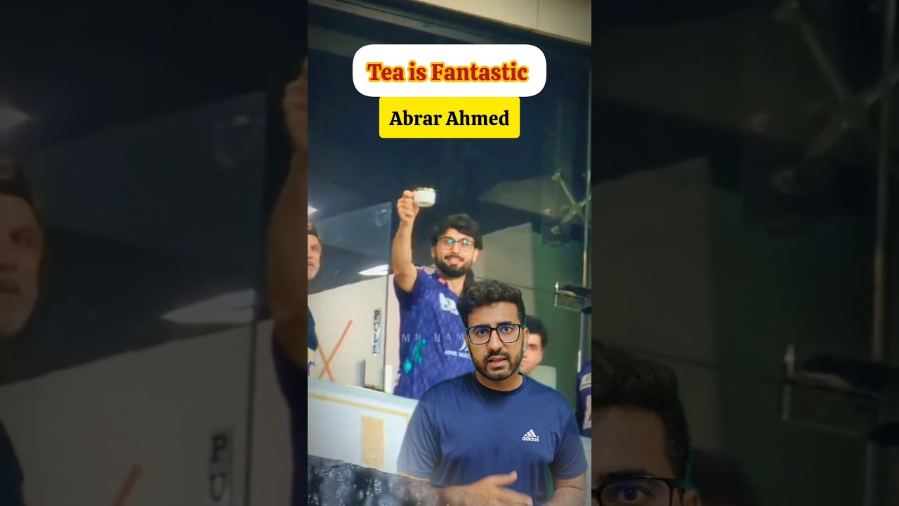 Abrar ahmed trolling again to india after shubman Gill | tea fantastic | India Pakistan updates