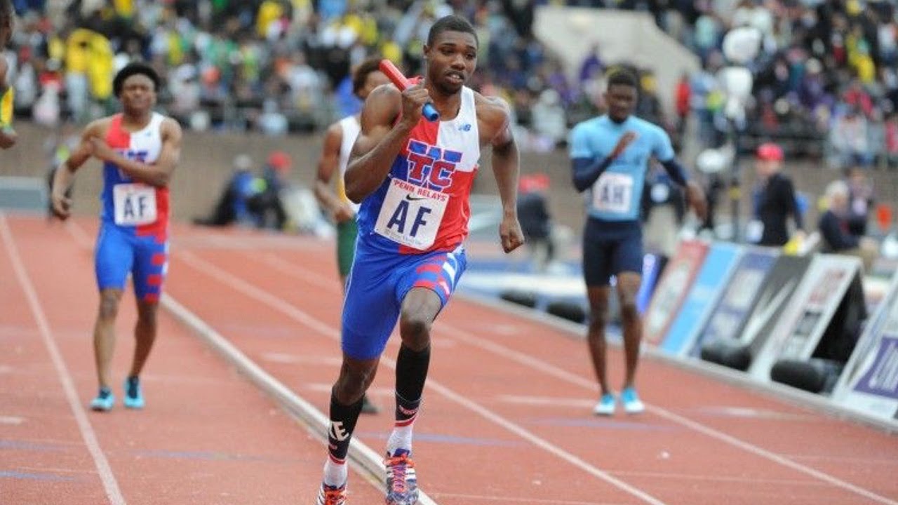 Noah Lyles' Crazy 45s 4x4 Split At Penn Relays