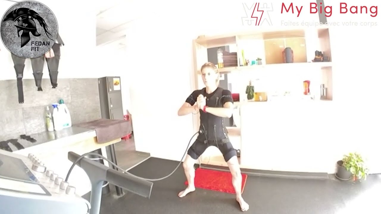 Séance d'électrostimulation complète objectif RUNNING avec Laurence ! My Big Bang Colombes