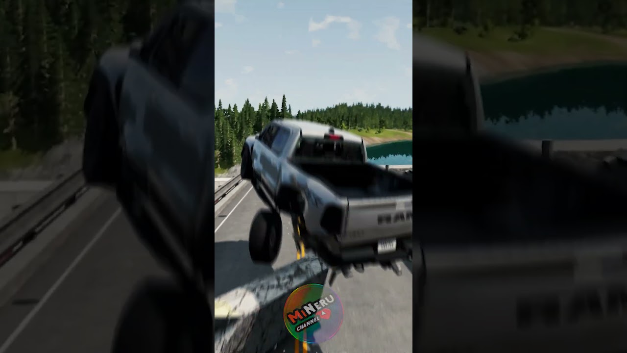 РАЗРУШАЕМЫЙ ЛЕЖАЧИЙ ПОЛИЦЕЙСКИЙ BEAMNG DRIVE #shorts #beamng #beamngdrive #mods