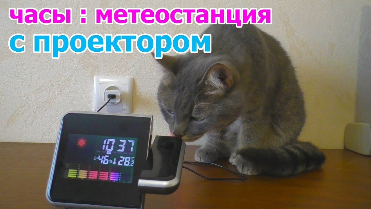 Часы-метеостанция с проектором DS-8190