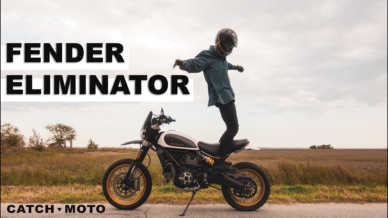 NRC Fender Eliminator | Ducati Scrambler Desert Sled