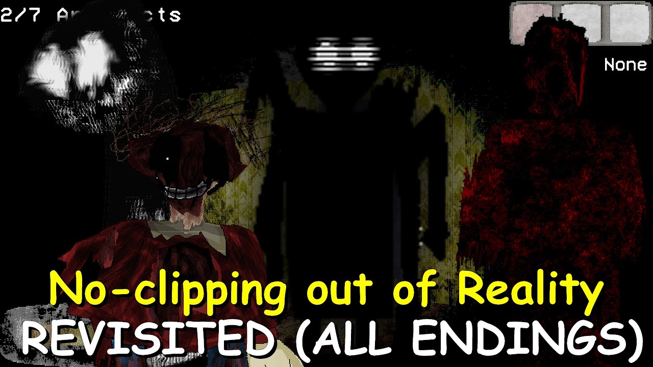 ALL ENDINGS | No-clipping out of Reality: REVISITED  - Baldi's Basics Mod