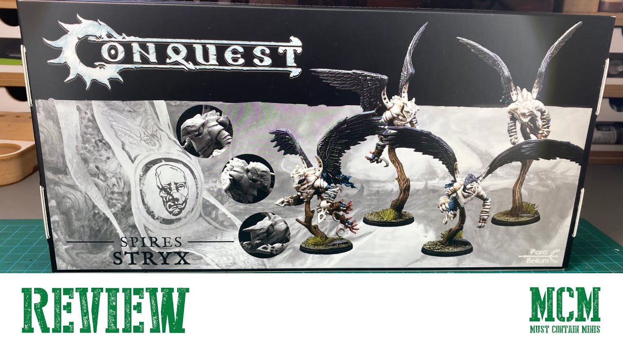 Conquest Spires Stryx Miniatures Review - Taking my First Look at Minis by Para Bellum