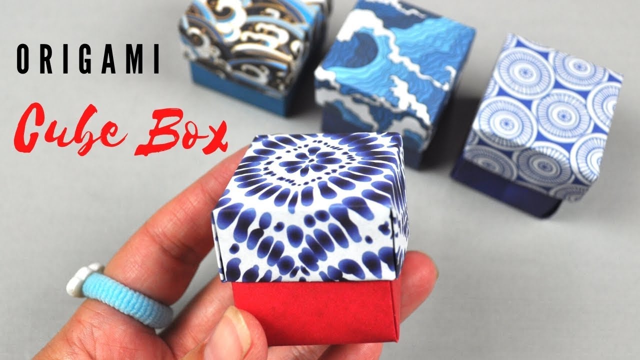 Mini Masu Box Tutorial Easy | Small Cube Box Step by Step Instructions