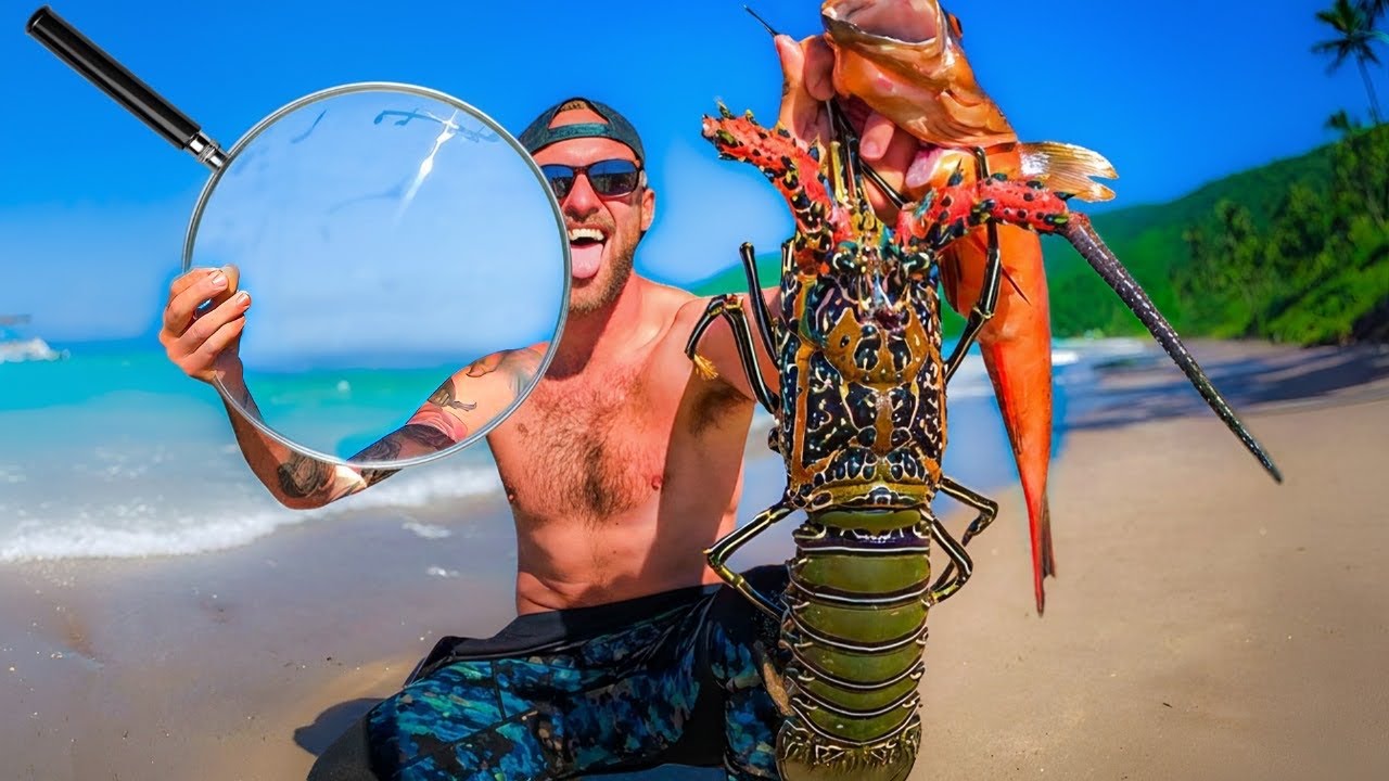 ГИГАНТСКОЕ увеличительное стекло «Поймай и приготовь»