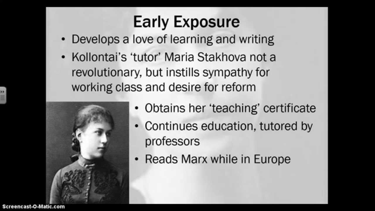 Alexandra Kollontai - Background Part 1