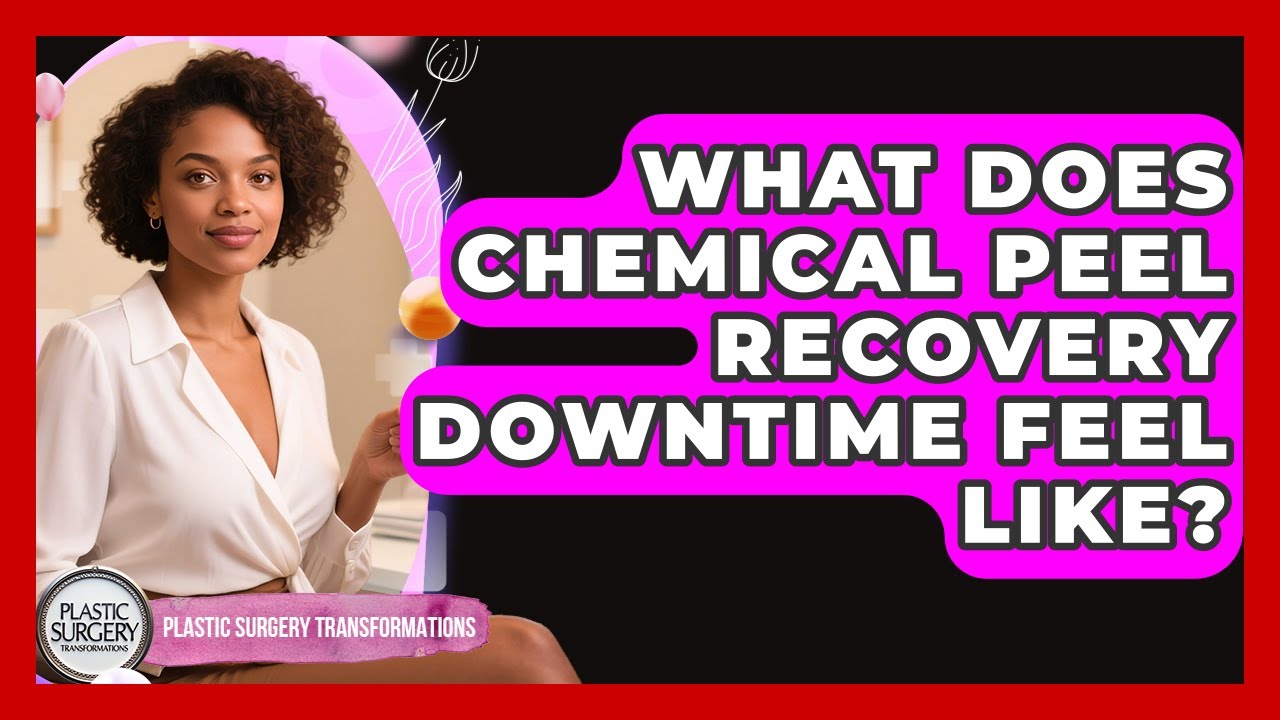 What Does Chemical Peel Recovery Downtime Feel Like? - Plastic Surgery Transformations