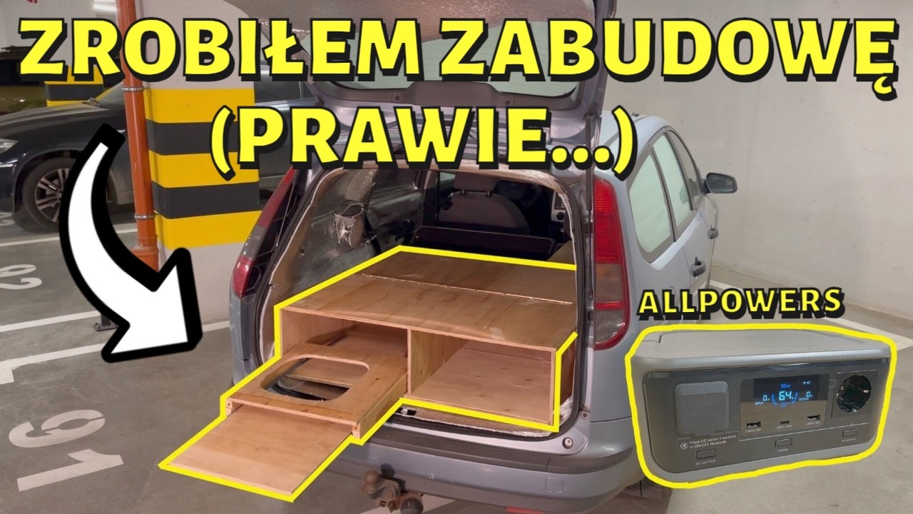 PRZERABIAM AUTO NA MINI-KAMPERA - ZABUDOWA DLA KAŻDEGO
