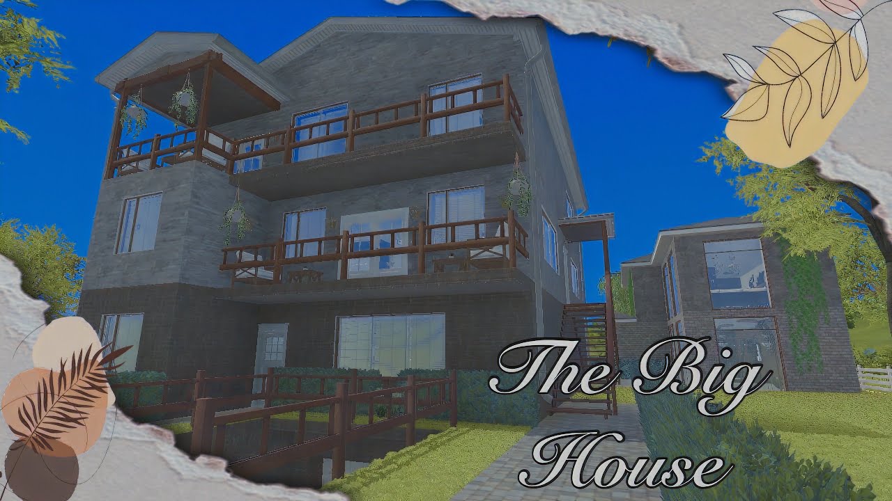 House Flipper - The Big House + custom build Tour | Pets DLC