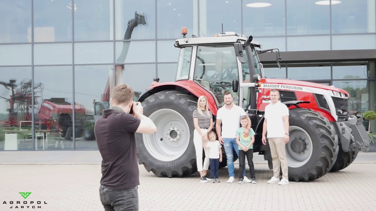 Wydanie Ciągnika MF 7S.210 DYNA-VT Exclusive Agropol Jarych‼️🚜🔴