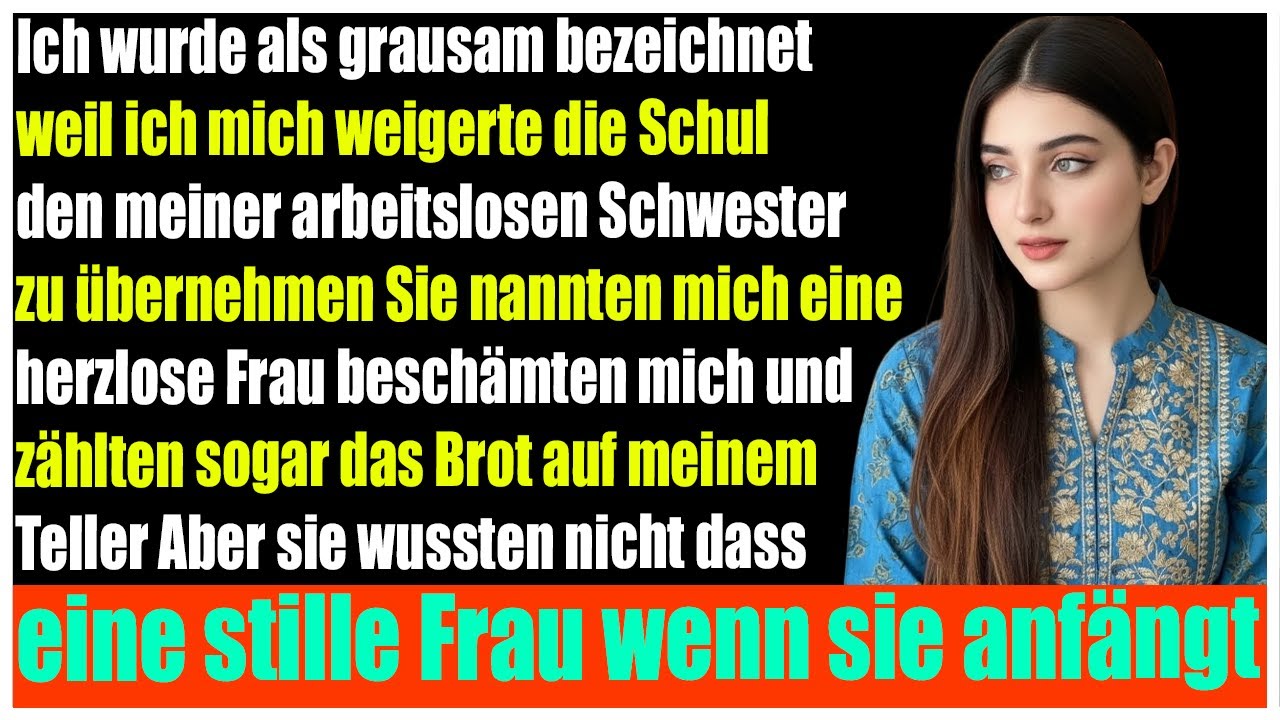 Man nannte mich grausam weil ich die Schulden meiner Schwester ablehnte Ich handelte klug