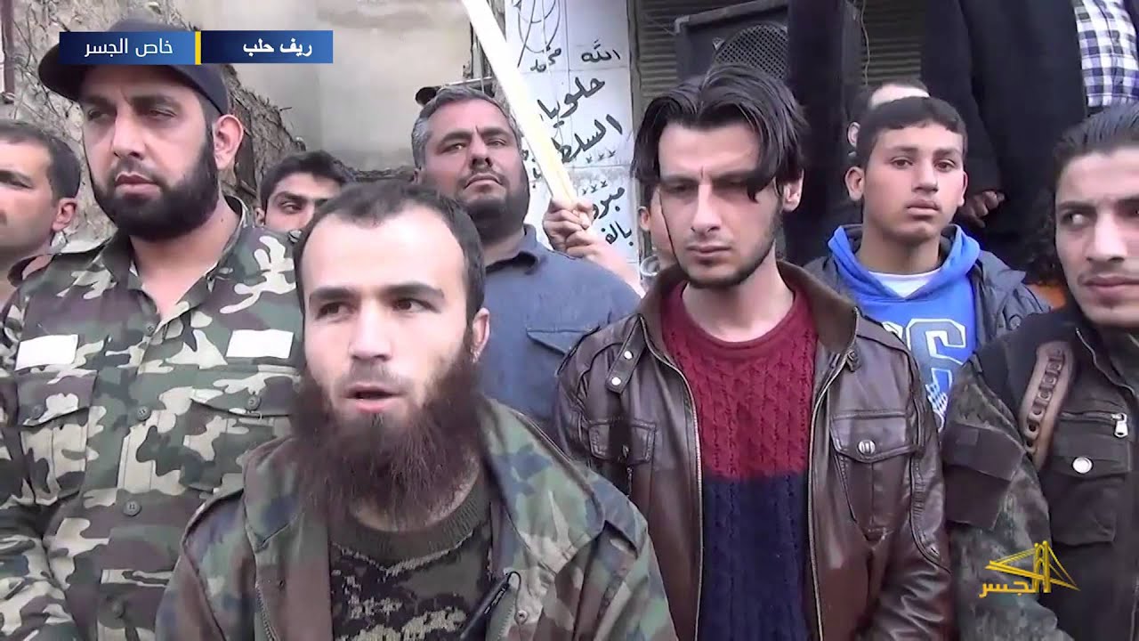 مظاهرات مدينة مارع في ذكرى الثورة