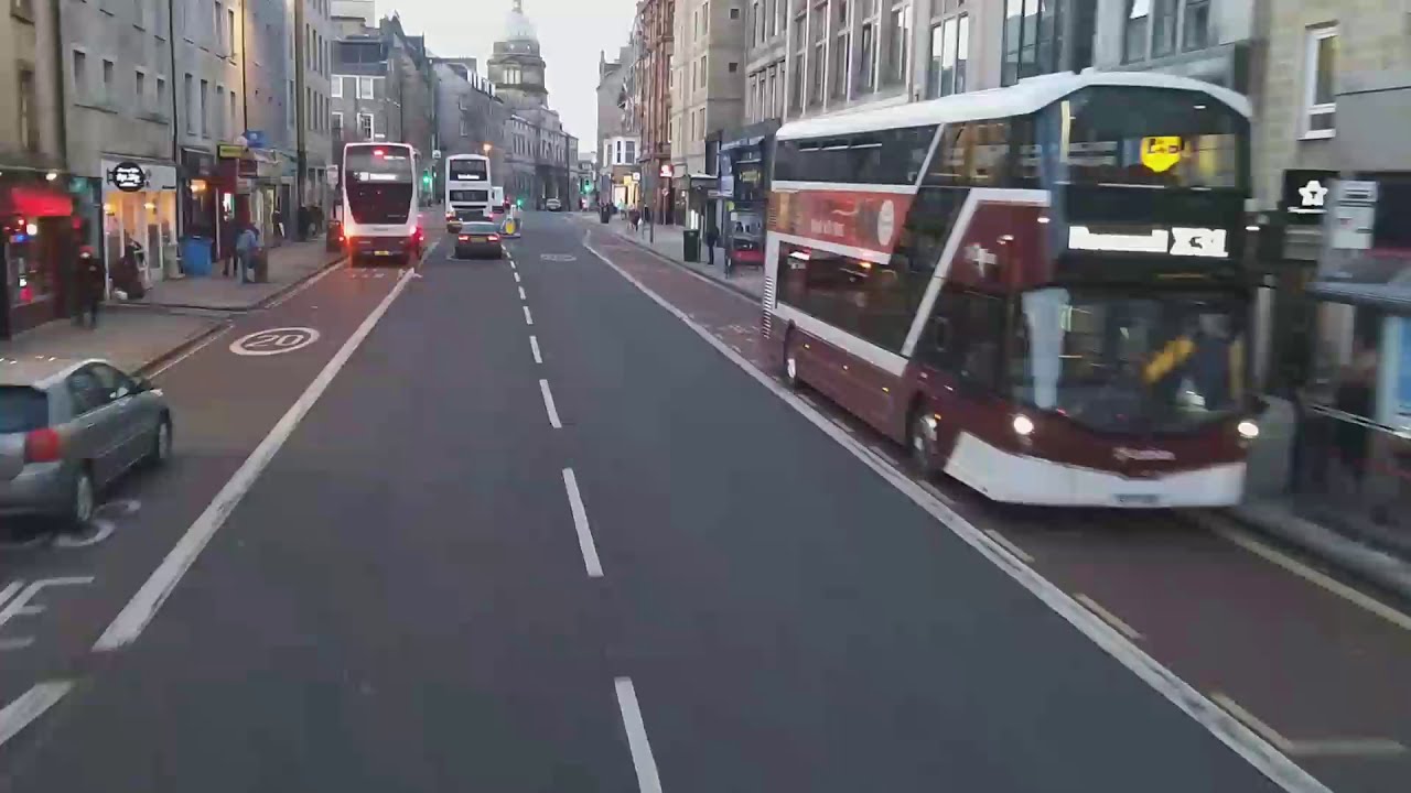 Surgeons hall to Gyle centre Timelapse onboard Lothian buses B9TL 917 on the 2