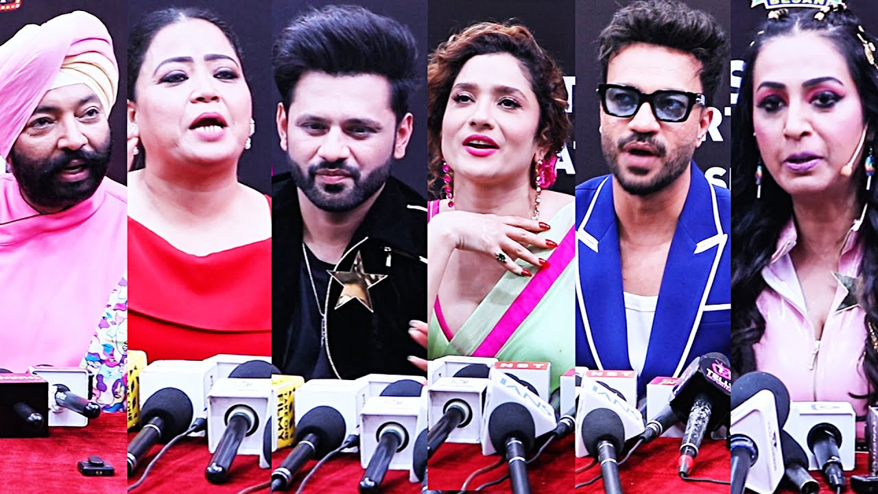 Rahul Viadya, Ankita Lokhande, Bharti Singh and Others At Laughter Chefs S2 Press Conference