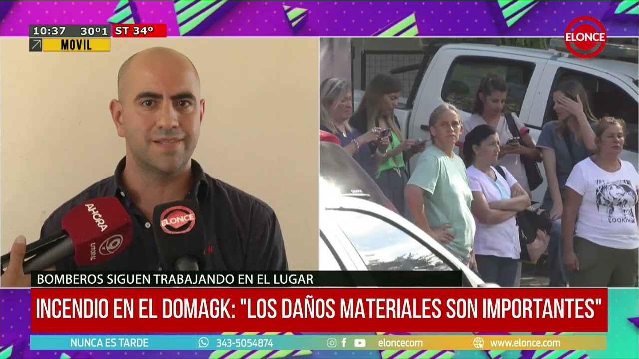 Incendio en el hospital Domagk: autoridades hablaron de las consecuencias - 21/02/25