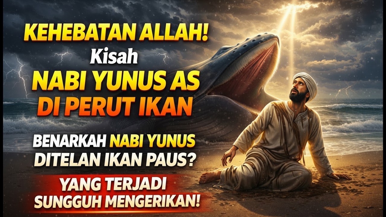 Kisah Nabi Yunus AS di Perut Ikan!!
