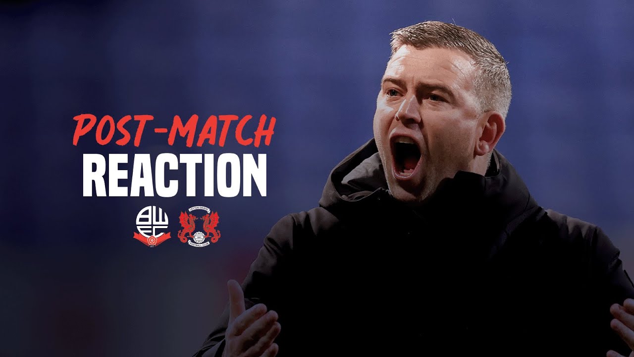 STEVEN SCHUMACHER | Head Coach reacts to Leyton Orient at home
