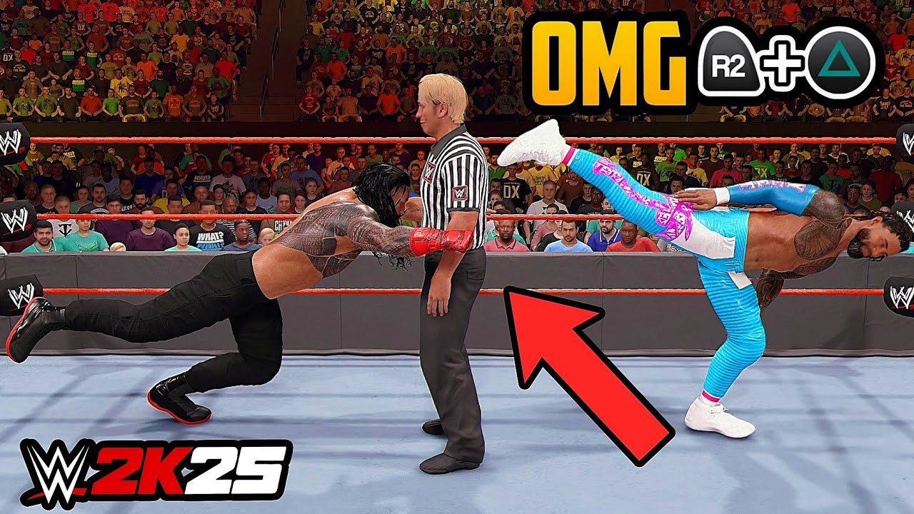 100 финишеров для судейства в WWE 2K25 (безумие!)