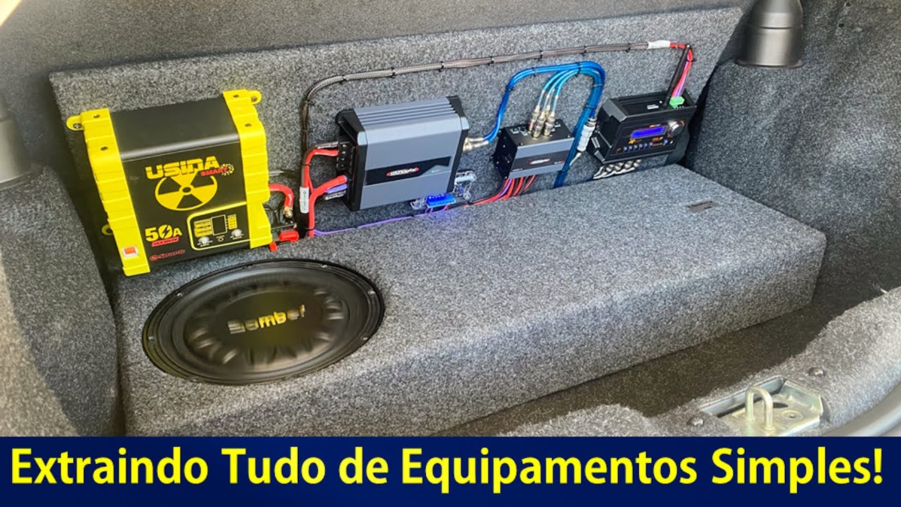 Uno c/ Sub Bomber 10", Falantes JBL, Tratam Acústico Seladin, Amps SD by Twister's Som
