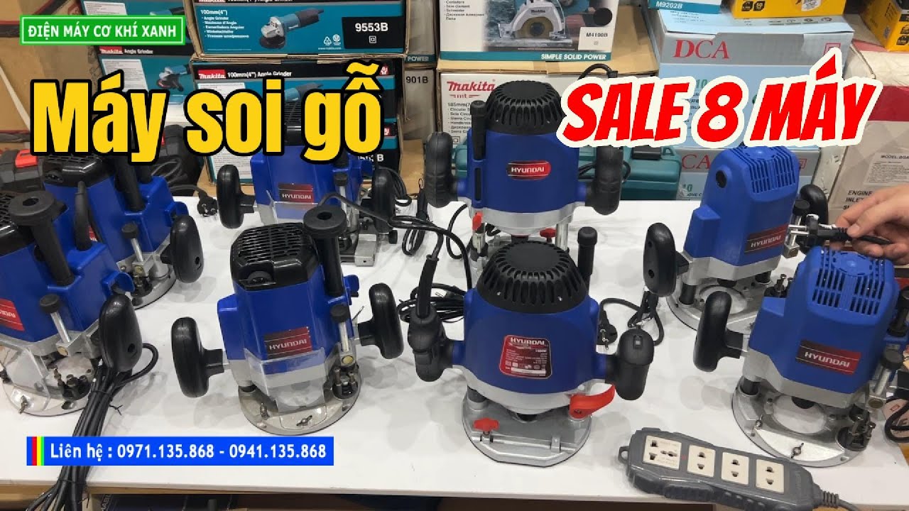 MÁY SOI GỖ HYUNDAI 1500W/1800W/1950W | THANH LÝ GIÁ RẺ