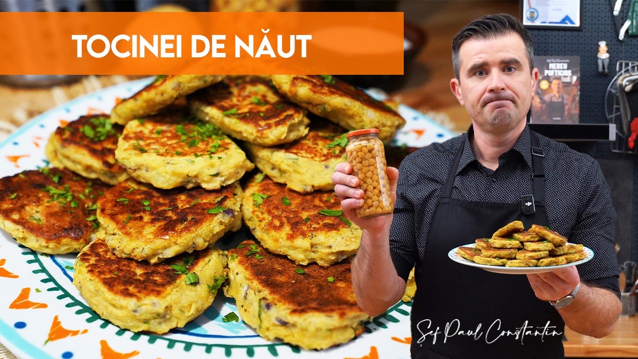 Tocinei de năut 🥙 doar o lingură de ulei, perfecți pentru slăbit 🥔💪 Șef Paul Constantin