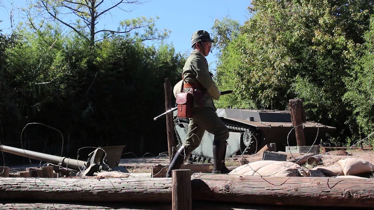 WWII Japanese Swordfighting Technique Demonstration