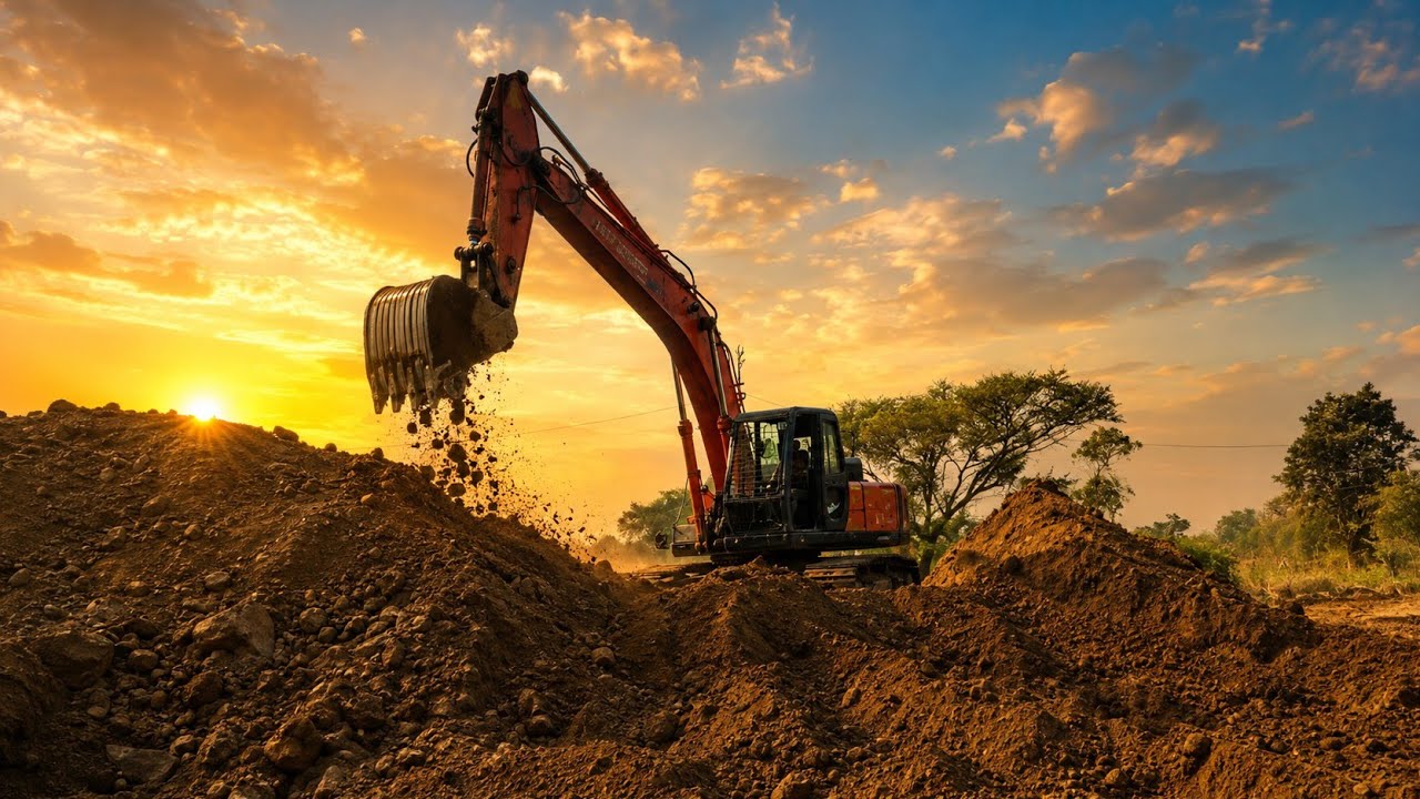 We had to operate two machines on the same well. एक ही कुआं पर 2 मशीनें चलाना पड़ा  #excavator 